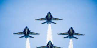 Blue Angels Salute COVID-19 Responders With Flyover blue angels