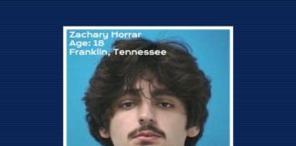 Franklin Man Facing Multiple Charges After DUI Crash Zachary Horrar Age: 18 Franklin, Tennessee